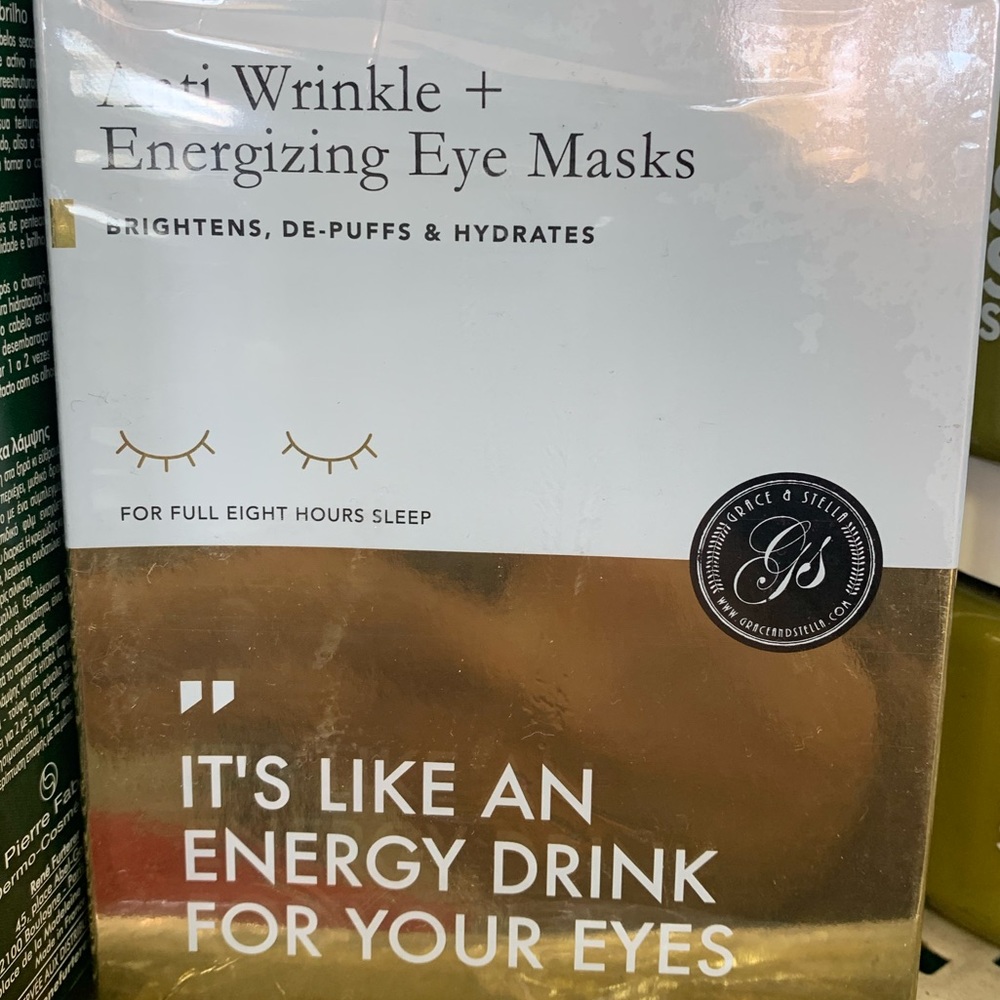 Grace & Stella Anti Wrinkle+Energizing Eye Masks, 8 ct - Picture 2 of 2